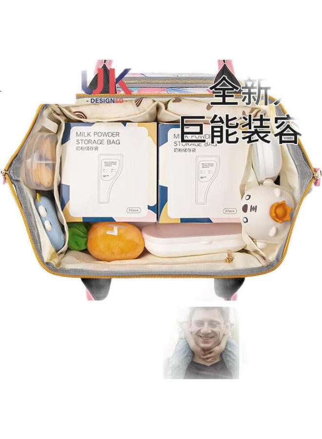 Xinnan Generation Xin'An Dai Mommy Bag Work Travel Backpack Multi-Function Large Capacity Maternal And Child Bag Fashion Hand Carry Backpack - Image 3