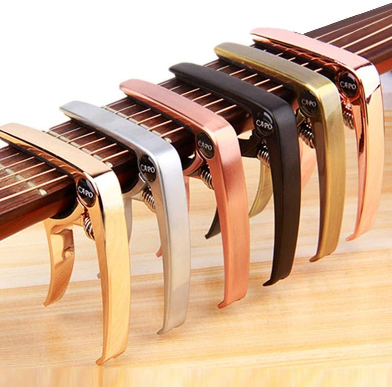 MUSTANG Alloy Guitar Capo for Acoustic Guitar, Electric Guitar, Ukulele (Limited Period Offer) With 5 Picks Free - Image 3
