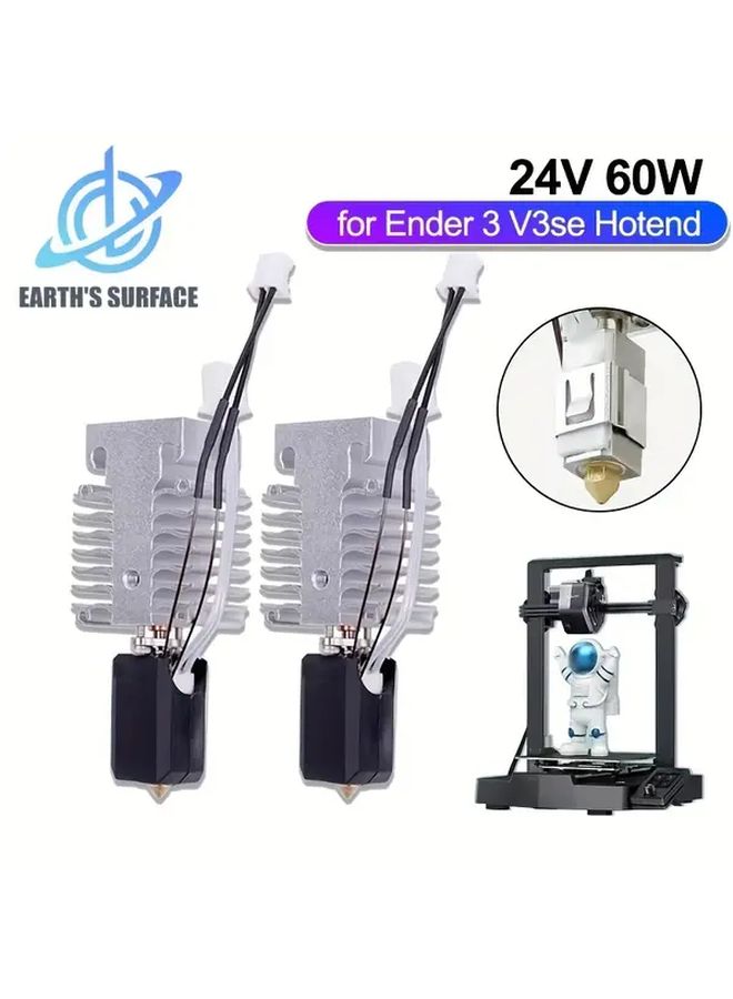 Creality Ender 3 V3 SE Hotend Kit 24V 60W Ceramic Heater Thermistor 3D Printer Accessory - Image 1