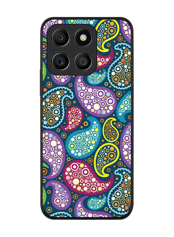 Stylizedd Rugged Black Edge Case for Honor X8b, Slim fit Soft Case Flexible Rubber Edges Anti Drop TPU Gel Thin Cover -  Indian Summer - Image 1