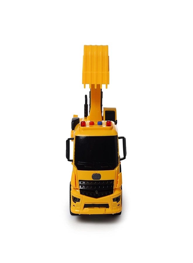 TriLok Excavator Push and Go Big Size Construction Truck Vehicle Toy for Kids Friction Powered Wheel Sound and Light Effect Toy Truck for 3+ Years Old Boys Girls (Multicolor) - Image 3