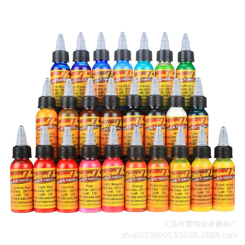 Tattoo Pigment Domestic Itno Tattoo Practice Pigment 25 Color Set 16 Color Set Of Color Ink Set - Image 3