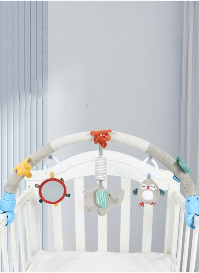 Generic - Baby Stroller Arch Toys, Car Seat Toys,Bouncer Toy Bar/Mobile for Bassinet,Adjustable Baby Hanging Toys Fit for Crib Bed,Stroller,Car Seat,Baby Gifts(Elephant) - Image 1