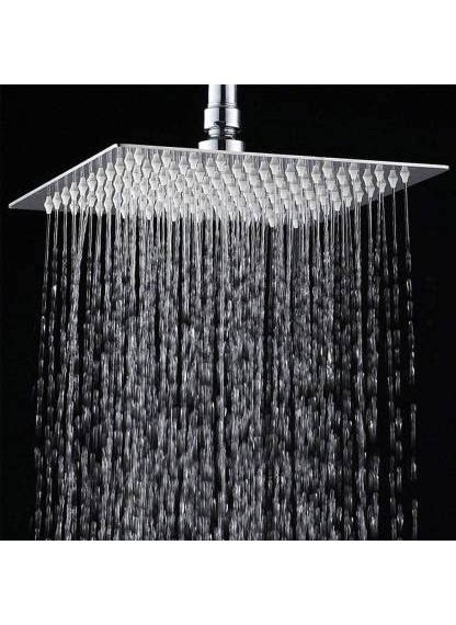 AMJ - AMJ® 6x6 (6") Stainless Steel UltraSlim Square Rain Shower - Image 1