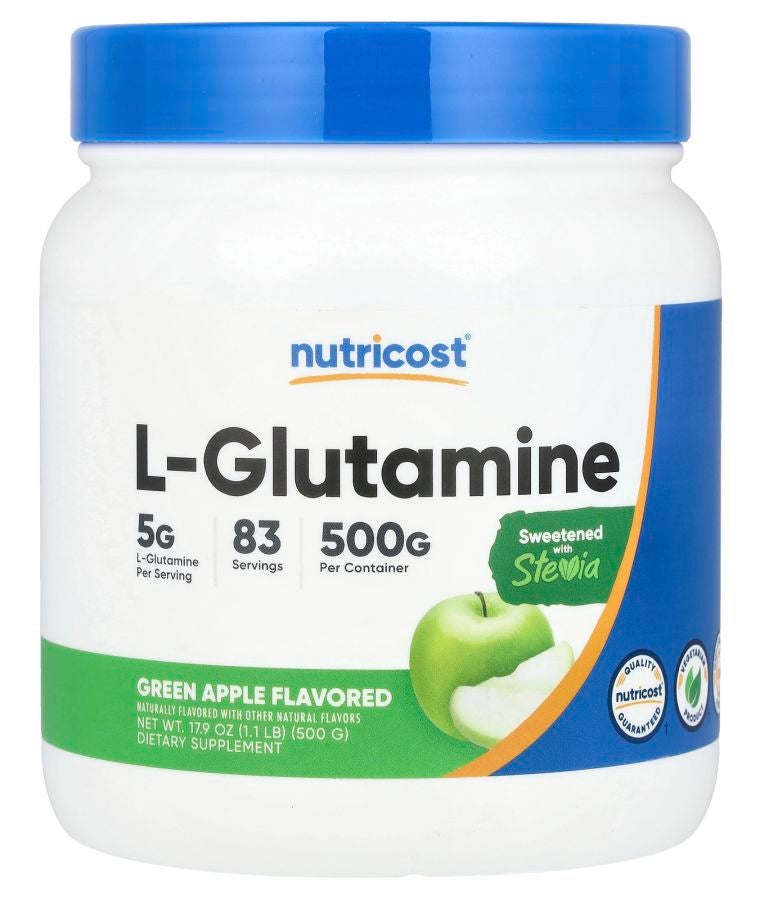 L-Glutamine Green Apple 17.9 oz (500 g)