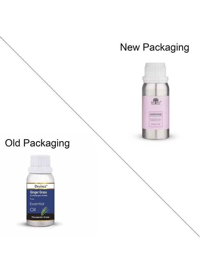 ديفينيز زيت عشبة الزنجبيل العطري من ديفينيز، نقي 100%، طبيعي وغير مخفف، 500 مل في زجاجة من الألومنيوم المؤكسد - Image 2