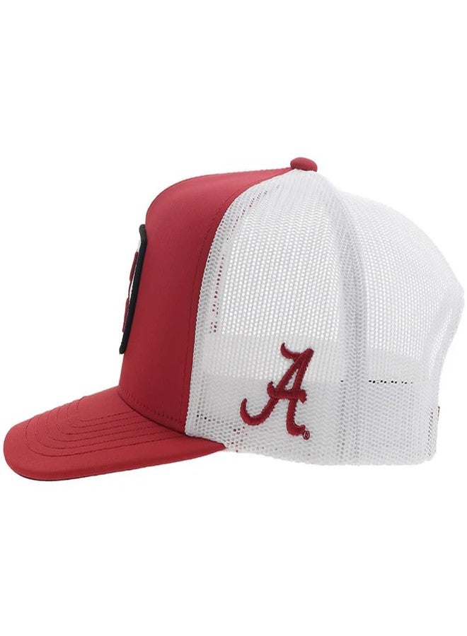 HOOEY Men's University of Alabama Officially Licensed Collegiate Adjustable Snapback Hat Red/White - Image 4