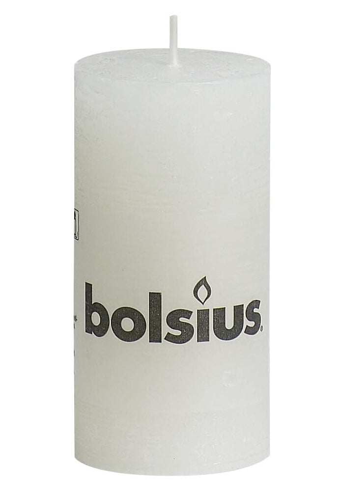 Bolsius Rustic White Pillar Candle