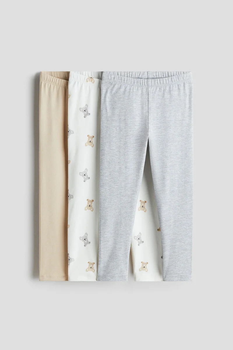 اتش اند ام لغينغز جيرسيه قطني - عبوة من 3 قطع