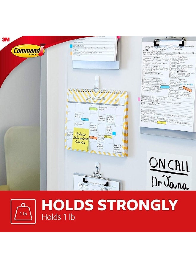 Command 6-Piece General Purpose Multi-Use Plastic Utility Hook Set White 2.37 x 0.83 x 0.71 Inch 70006958212  - Image 3