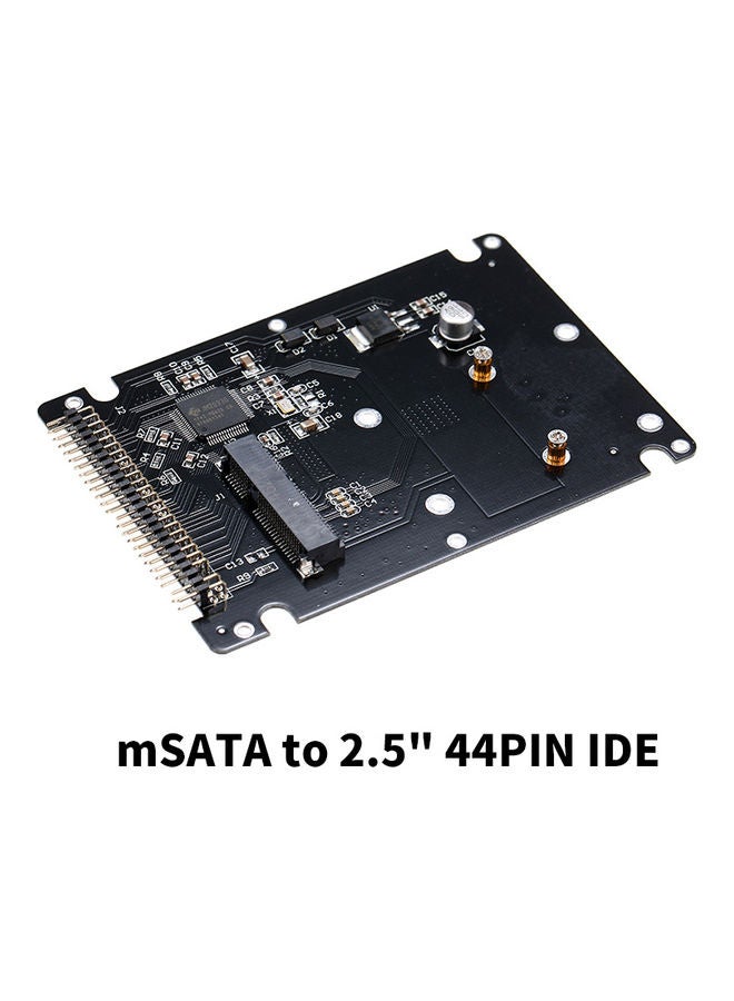 mSATA To 2.5 44Pin IDE Converter Adapter Black - Image 3
