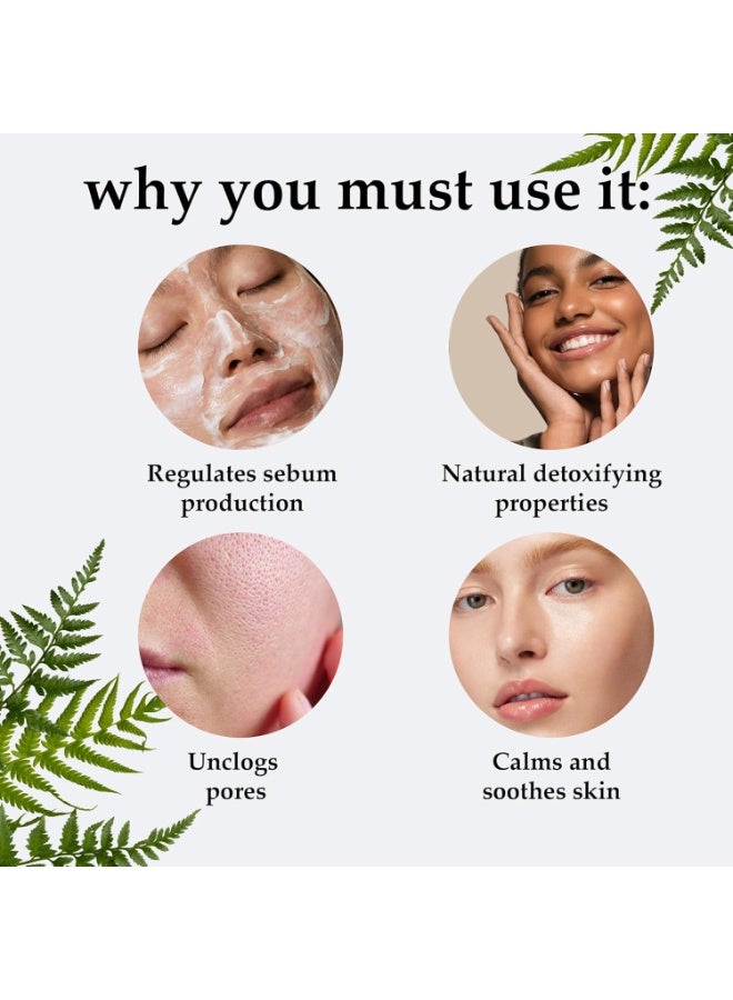 مي نيتشورال طين الكاولين الخفيف من mi nature | لتنقية البشرة من السموم | عناية طبيعية بالبشرة مستخلصة من الأعشاب | قناع منظف للوجه | يُستخدم لتحضير الأقنعة، الكريمات، مقشرات الجسم، كرات الاستحمام الفوارة، غسول الجسم والصابون | لعناية لطيفة | صُنع في الهند | 100 غرام (3.5 أونصة) - Image 3
