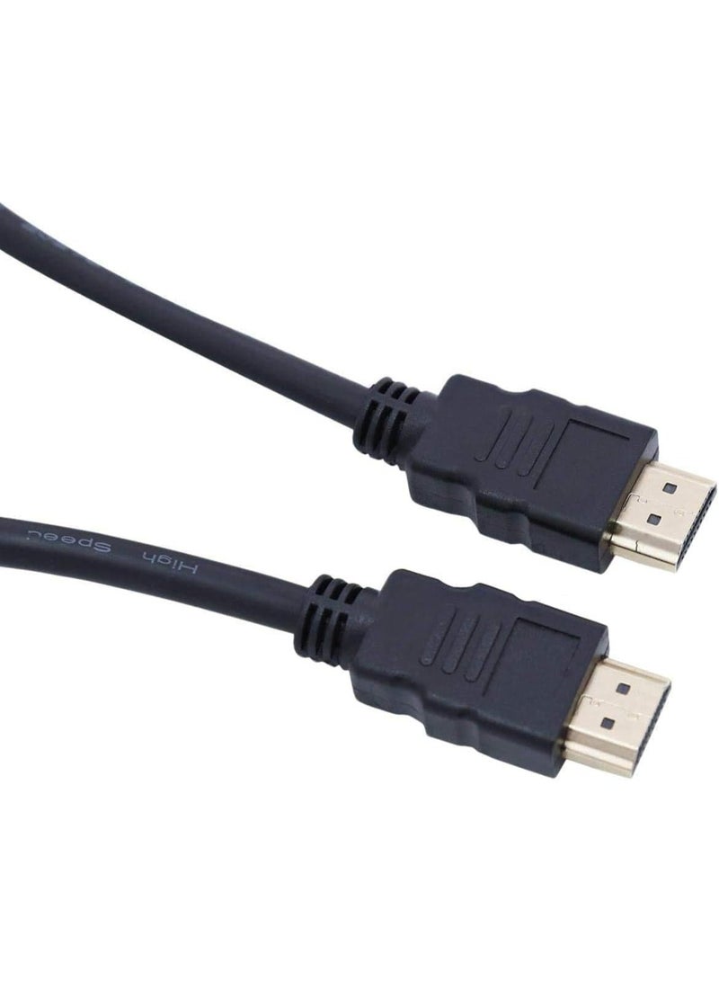 جون بولز كابل HDMI بطول 1 متر عالي السرعة، مزود بموصلات مطلية بالذهب، يدعم دقة 4K بمعدل 60 هرتز، وتقنية 3D، وتقنية إيثرنت، وقناة إرجاع الصوت (ARC) - متوافق مع أجهزة التلفزيون، وPS5، وXbox، وأجهزة الكمبيوتر المحمولة، والشاشات - Image 4