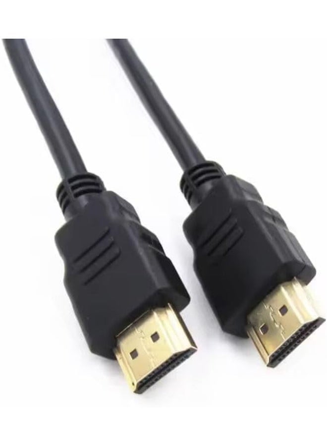 جون بولز كابل HDMI بطول 1 متر عالي السرعة، مزود بموصلات مطلية بالذهب، يدعم دقة 4K بمعدل 60 هرتز، وتقنية 3D، وتقنية إيثرنت، وقناة إرجاع الصوت (ARC) - متوافق مع أجهزة التلفزيون، وPS5، وXbox، وأجهزة الكمبيوتر المحمولة، والشاشات - Image 1