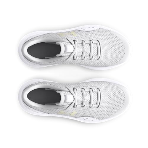 Under Armour Girls' Grade School Surge 4, (100) Halo Gray/White/Iridescent, 4, US - Image 3
