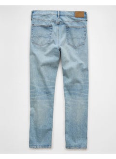 American Eagle Light Wash Straight Fit Jeans  - Image 4