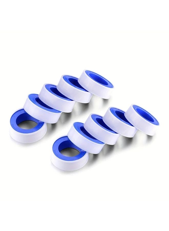 10 Rolls Extra Long Teflon Tape 1 2 Inch X 520 Inches Plumbers PTFE Thread Seal - Image 2