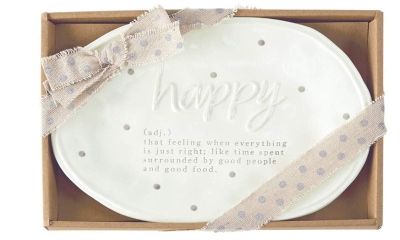 Happy Definition Plate