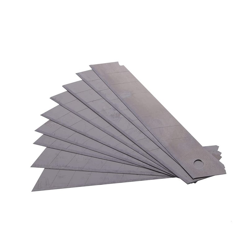 KBS Paper Cutter for Craft 18 mm Cutter Knife Set with 10 Replacement Blade Useful for Cardboard Sheets, Paper Cutting, mat Cutting Also for Foam Cutting (Multicolor, Pack of 1) - Image 2