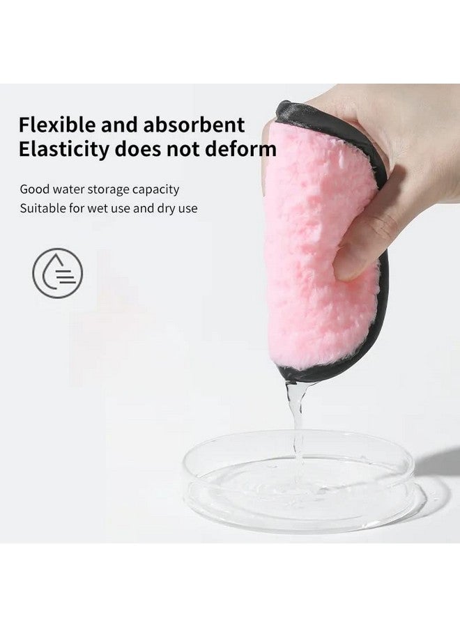 MobFest موب فيست¬Æ 4 قطع وسادات إزالة مكياج متعددة الوظائف قابلة لإعادة الاستخدام لتنظيف الوجه قابلة للغسل مزدوجة الجوانب (4) - Image 4