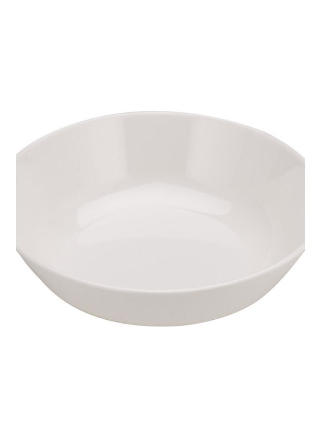 Royalford Melamineware Bowl 6" Deep Serving/ Soup Bowl RF10862 Durable & Chip Resistant Bowl Non-Toxic & Hygienic White Bowl for Soup Cereal Salad Ice-cream Dessert White 6inch - Image 2