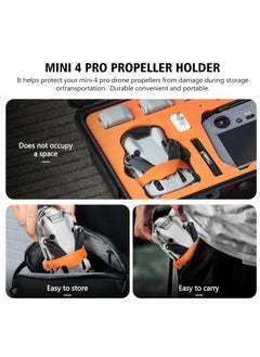 Generic Mini 4 Pro Propeller Holder, Propeller Guard Strap for DJI Mini 4 Pro Drone Propellers,Protector Stabilizer and Propellers Fixator  - Image 5