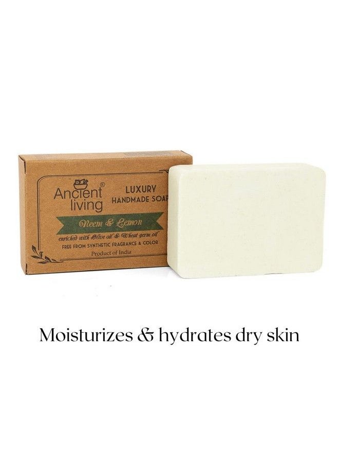 Ancient Living Luxury Handmade Moisturizing Hydrating Daily Use Bathing Soap Bar Suitable For Dry Skin 4 Soaps 100 Gm Each  - Image 4