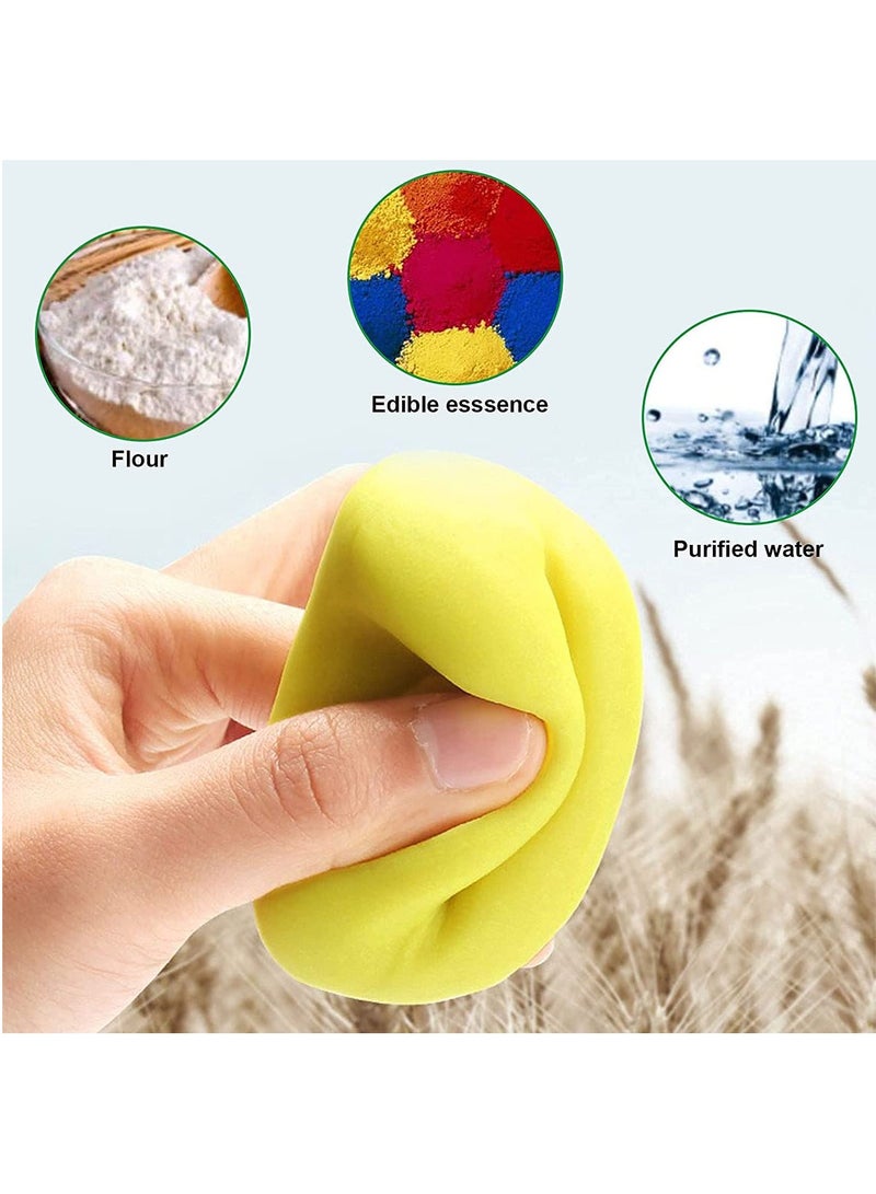 Color Dough Dinosaurs Toys, Creations Toy for Kid 5 Color Doughs 1 Plastic Knife and 6 Shape Dino, Preschool Art Toys for Toddler Girls Boys Gifts - Image 4
