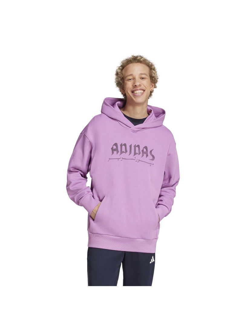 Adidas Bloom Sky Print French Terry Hoodie - Image 1