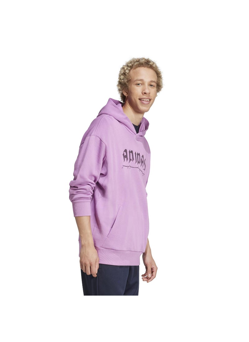 Adidas Bloom Sky Print French Terry Hoodie - Image 3