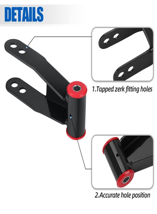 Parfyter 2" Suspension Rear Lowering Shackles Drop Shackle Kit 712120 Compatible with GMC Sierra 1500 2019-2021 Chevy Silverado 1500 2019-2021 - Image 3