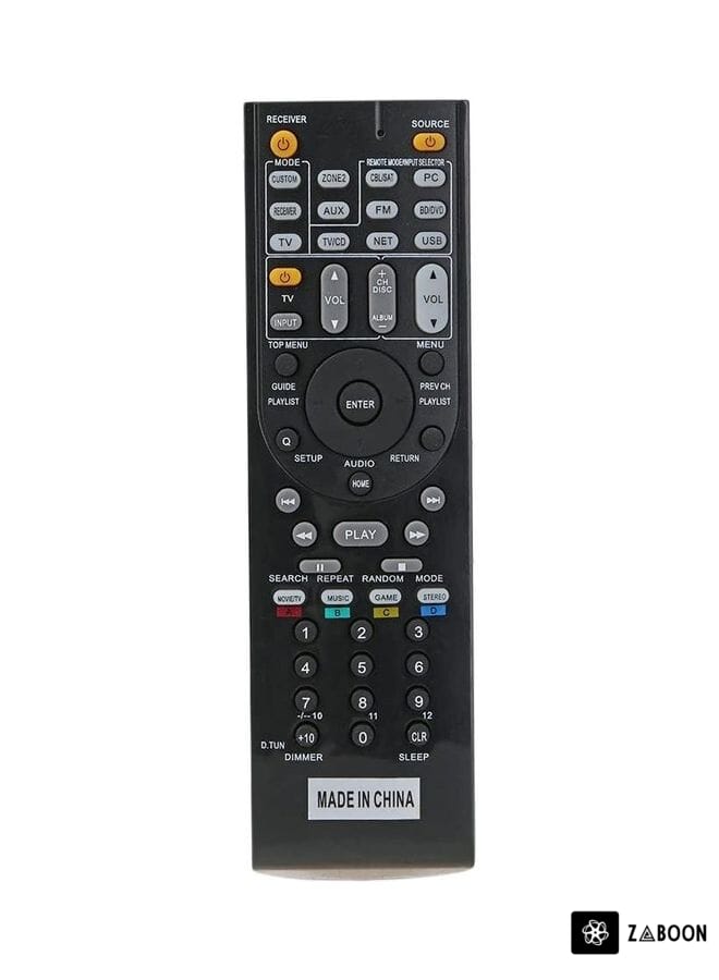 Zaboon Remote Control Rc-799M for Onkyo Av Receiver Black