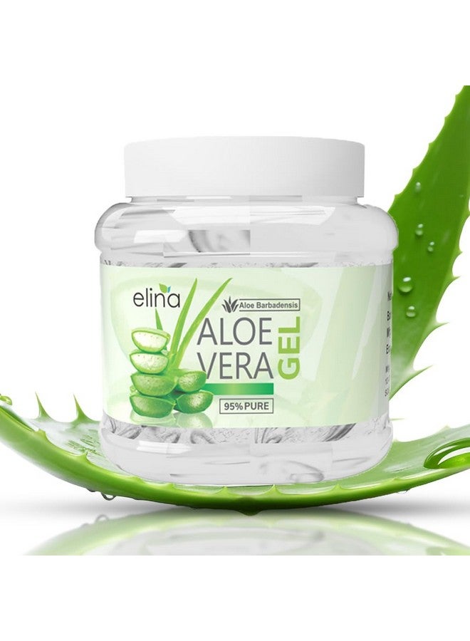 Elina 500Gm (Pack of 1) Multipurpose Aloe Vera Gel | Organic Cold Pressed Gel for Skin & Hair | Hydrating, Anti-Ageing, Soothing & Acne Control | For All Skin Types - Image 1