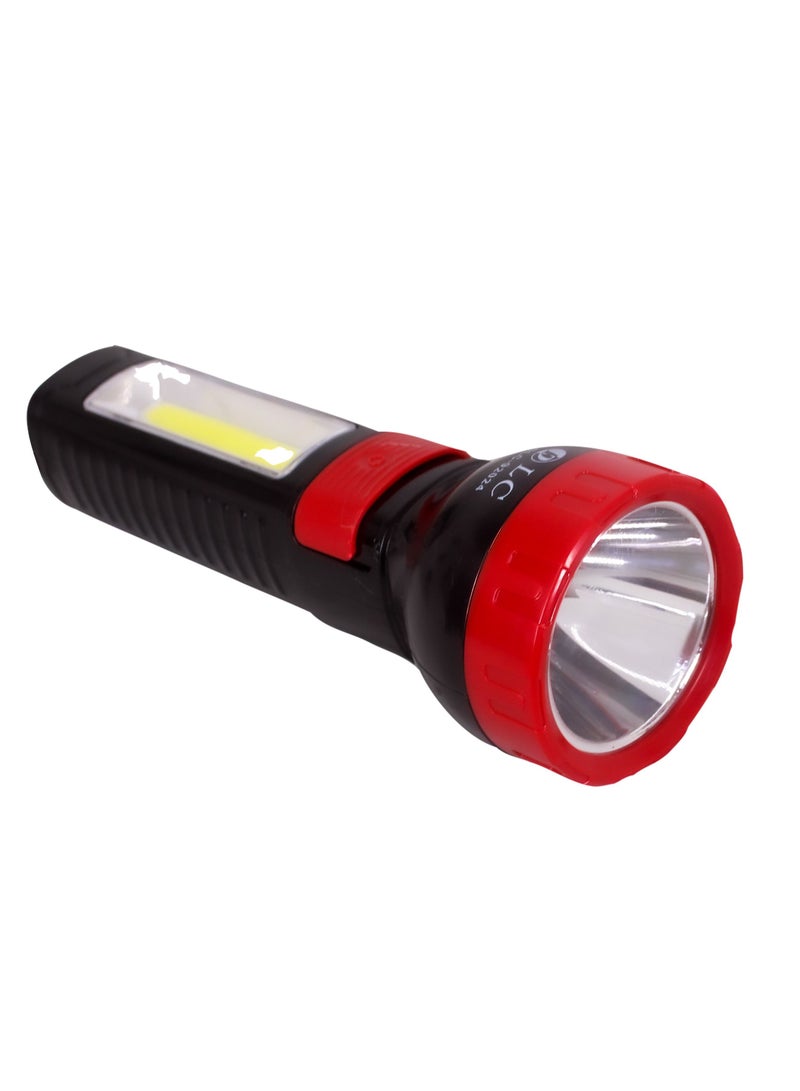 دي إل سي  مصباح يدوي LED قابل لإعادة الشحن dlc-92024 أحمر/أسود - Image 3