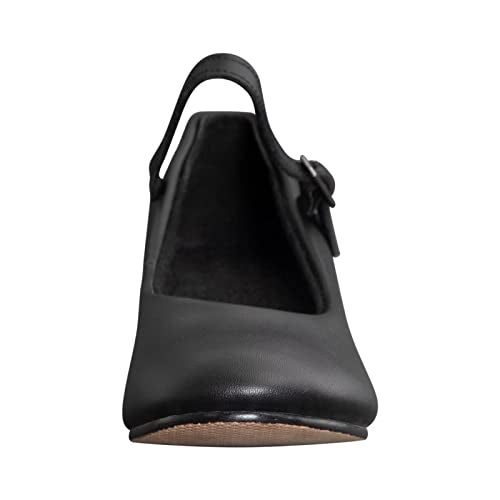 ARCLIBER Black Character Shoes for Women Ankle Strap 1.55" Dance Heels for Ballroom Salsa Tango-7.5 - Image 3