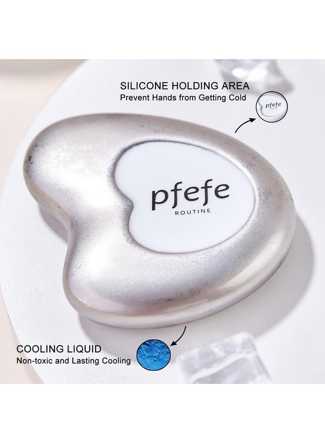 pfefe Stainless Steel Cryo Gua Sha - Gua Sha Facial Beauty Tools - Metal Skin Care Gua Sha for Body SPA Face Neck Eye - Image 3