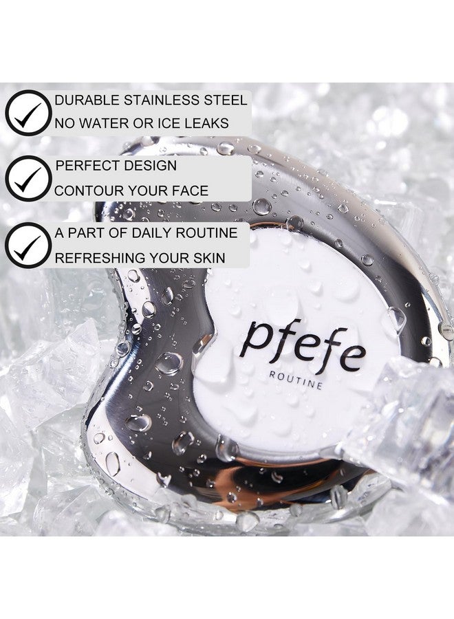 pfefe Stainless Steel Cryo Gua Sha - Gua Sha Facial Beauty Tools - Metal Skin Care Gua Sha for Body SPA Face Neck Eye - Image 2