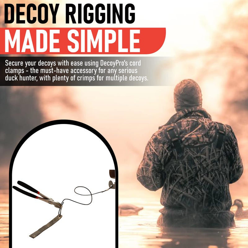 DecoyPro Duck Decoy Crimps, Texas Rig Decoy Line Crimps, PVC Decoy Cord Crimps, Duck Decoy Weights Crimps, Duck Decoy Strings, Texas Rigs for Duck Decoy Anchors, Decoy Rigging Crimps - Image 5