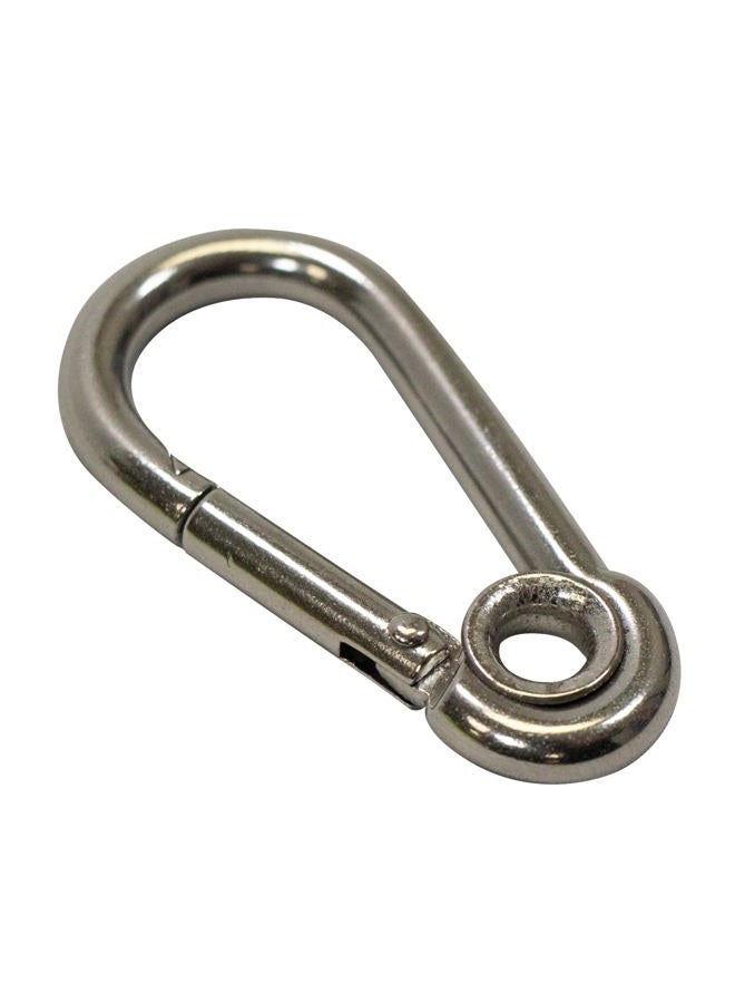 Scuba Choice Boat Marine Clip Stainless Steel Safety Spring Hook Carabiner with Rope Holder - Image 3