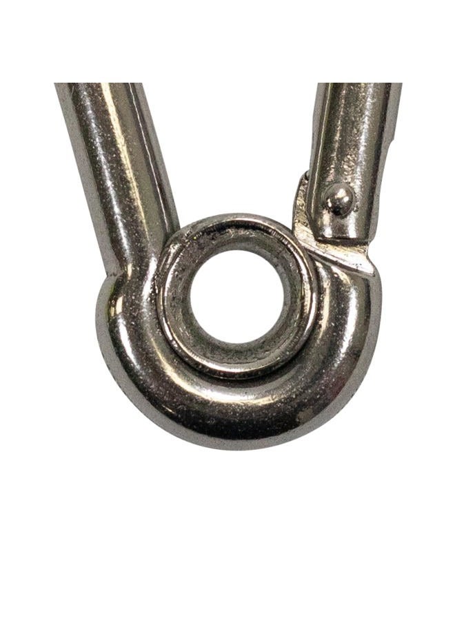 Scuba Choice Boat Marine Clip Stainless Steel Safety Spring Hook Carabiner with Rope Holder - Image 5