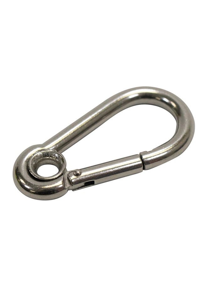 Scuba Choice Boat Marine Clip Stainless Steel Safety Spring Hook Carabiner with Rope Holder - Image 4
