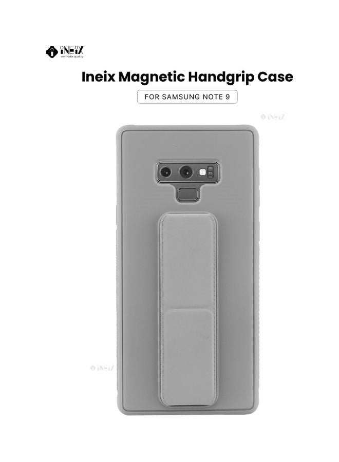 3 In 1 Magnetic Hand Grip Holder Case For Samsung Galaxy Note 9 -Grey