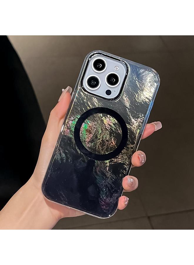 Zaboon Case For iPhone 12 Pro Max Plating Gradient Glacier Texture MagSafe Phone Case - Image 1