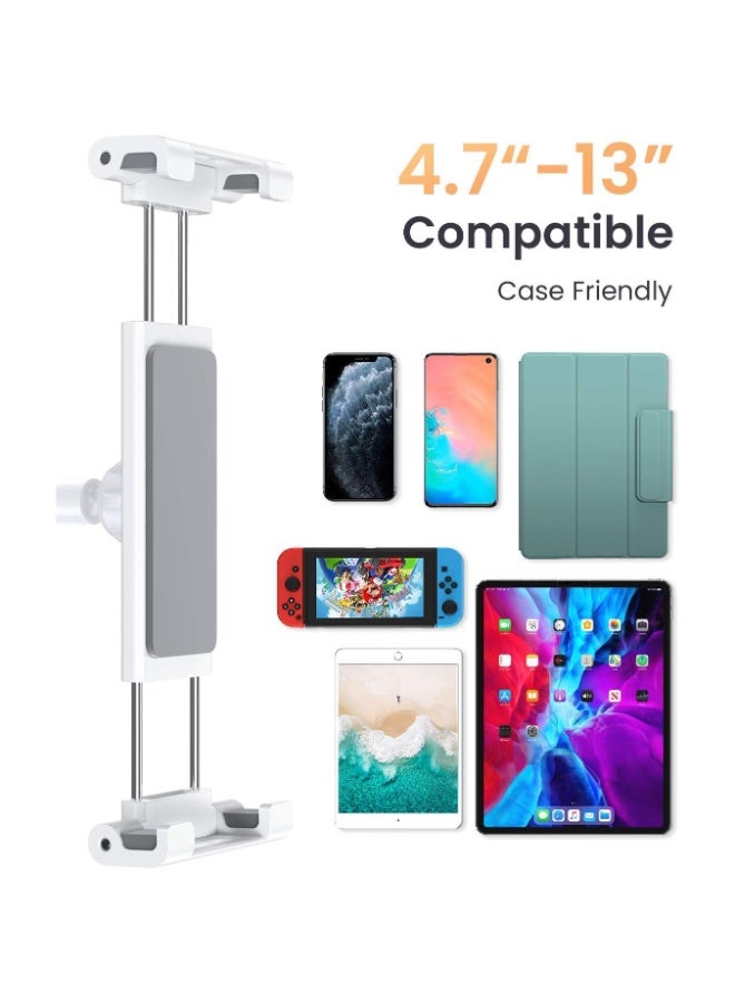 Lisen Tablet Stand Tablet Holder, Adjustable iPad Stands for Desk, Stand for iPad Thick Case Friendly iPad Stand Holder Compatible with(4.7-13") Tablets, Phones - Image 5