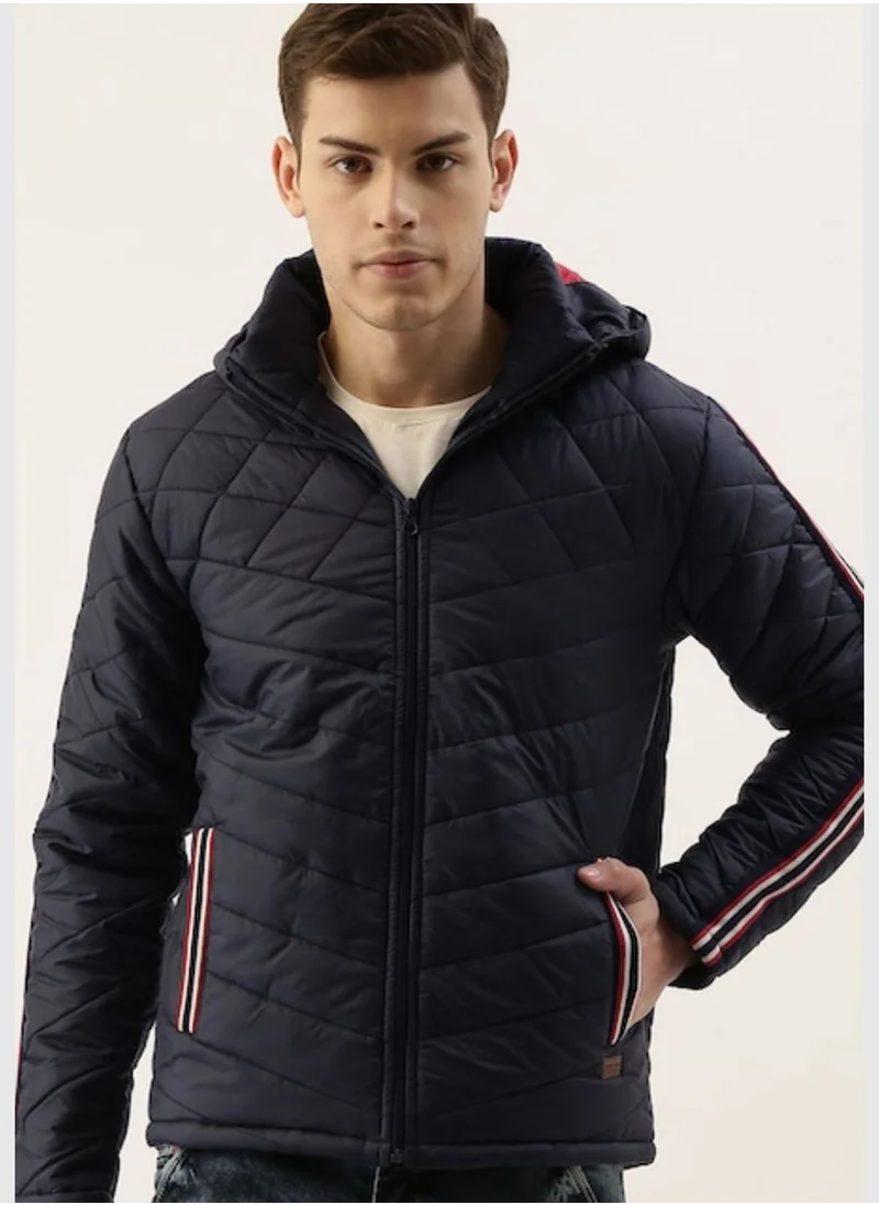 Campus Sutra Hoodie Quilted Jacket