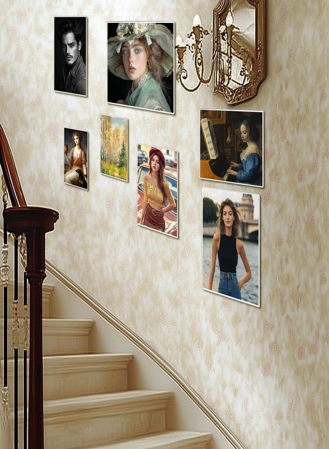 Wbtran 8x10 Inch Acrylic Picture Frames, Clear Photo Frame for Wall with Tape, No Drilling Frameless Picture Frames, Pack of 5 Floating Hanging Picture Frames 8 x 10 for Home, School, Office - Image 5