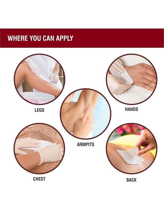 atiCO - Hair Removal Hydrosoluble Antitan Creme Wax (800 Gm) Made With Argan Oil Pack Of 2+ 60 Waxing Strips + 1 Stainless Steel Butter Knife (White Chocolate Pack Of 2 + 60 Strips + 1 Knife) - Image 1