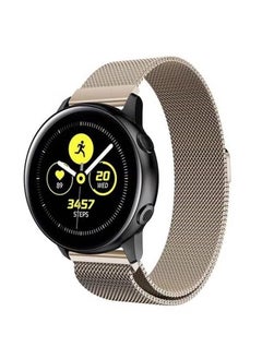 Replacement Milanese Steel Band For Samsung Galaxy Watch Active/Active2 Vintage Gold