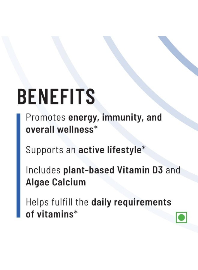 Unived Men's Multivitamin & Minerals - 22 Vitamins & Minerals, IRON FREE Formula with Methylcobalamin B12, L-5-MTHF Folate, Vegan D3, K2-7 MenaquinGold® - 60 Vegan Capsules (30 Day Supply) - Image 3
