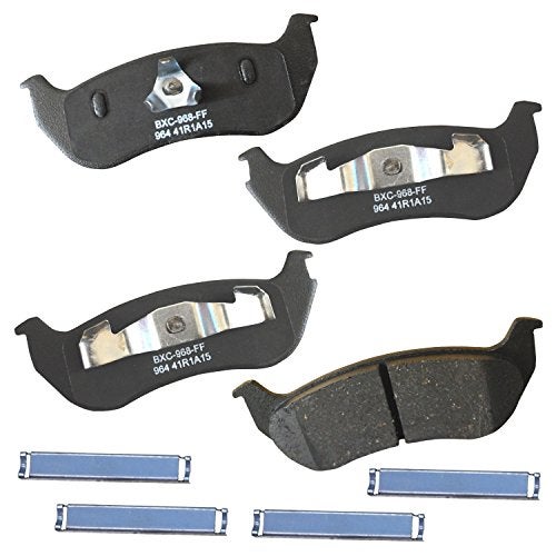 Bendix Premium SBC964 Ceramic Rear Brake Pads for Jeep TJ 2003, Wrangler 2006-2003 - Image 1